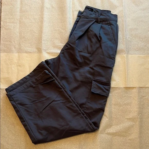 Charcoal Grey Cargo Pants size S waist 27” inseam 28.5” - Picture 1 of 4